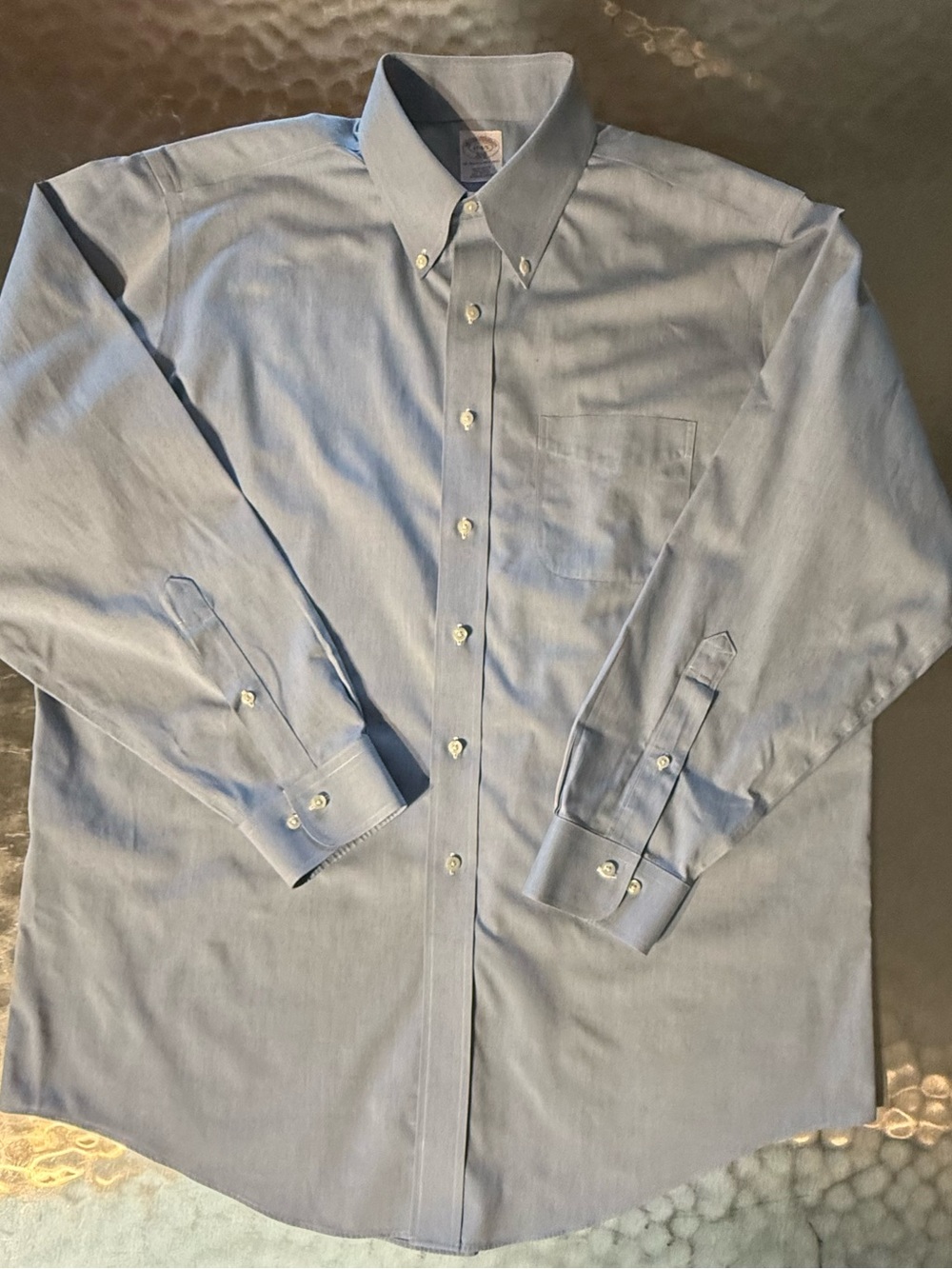 Brooks Brothers Light Blue Button-Down Dress Shirt